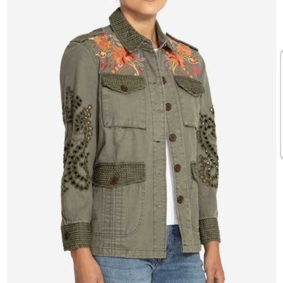 VIOLETTE EYELET MILITARY JACKET🧡🧡 - Picture 4 of 16